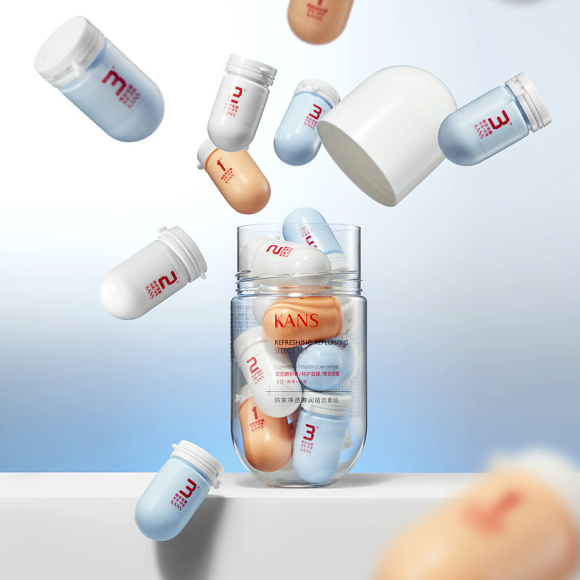 KANS Эксклюзивный набор для обновления и восстановления объема Refreshing Replumping Select Set – фото 2