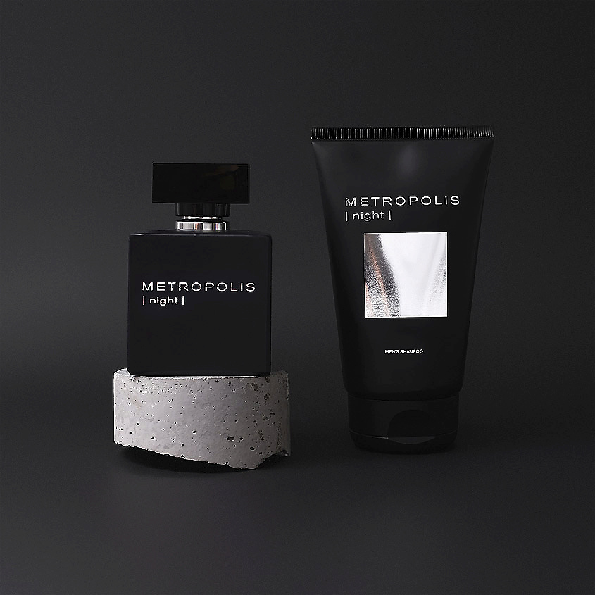 METROPOLIS Парфюмерно-косметический набор для мужчин METROPOLIS NIGHT – фото 3