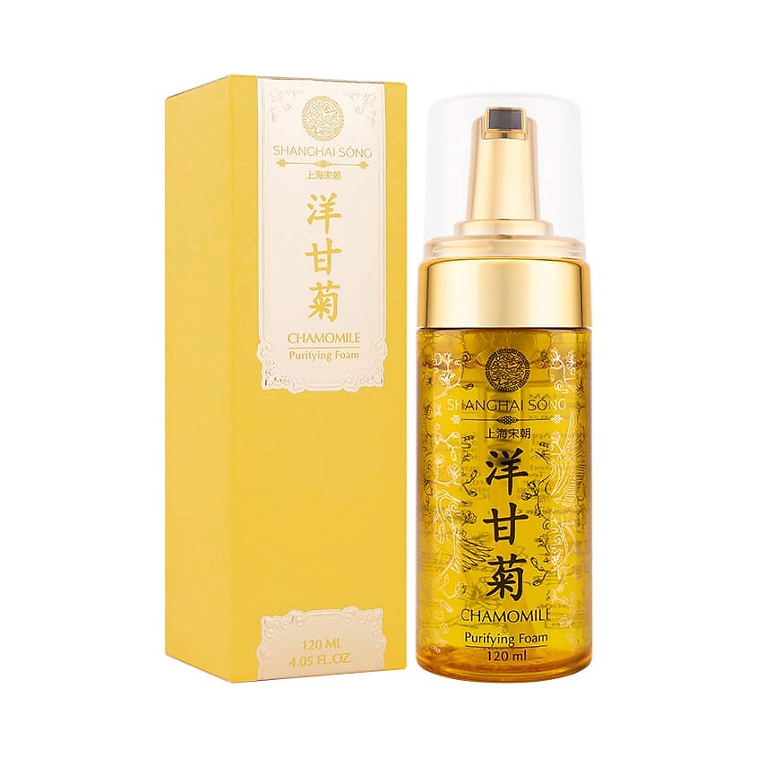 SHANGHAI SONG Очищающая пенка для лица Chamomile Purifying Foam – фото 4