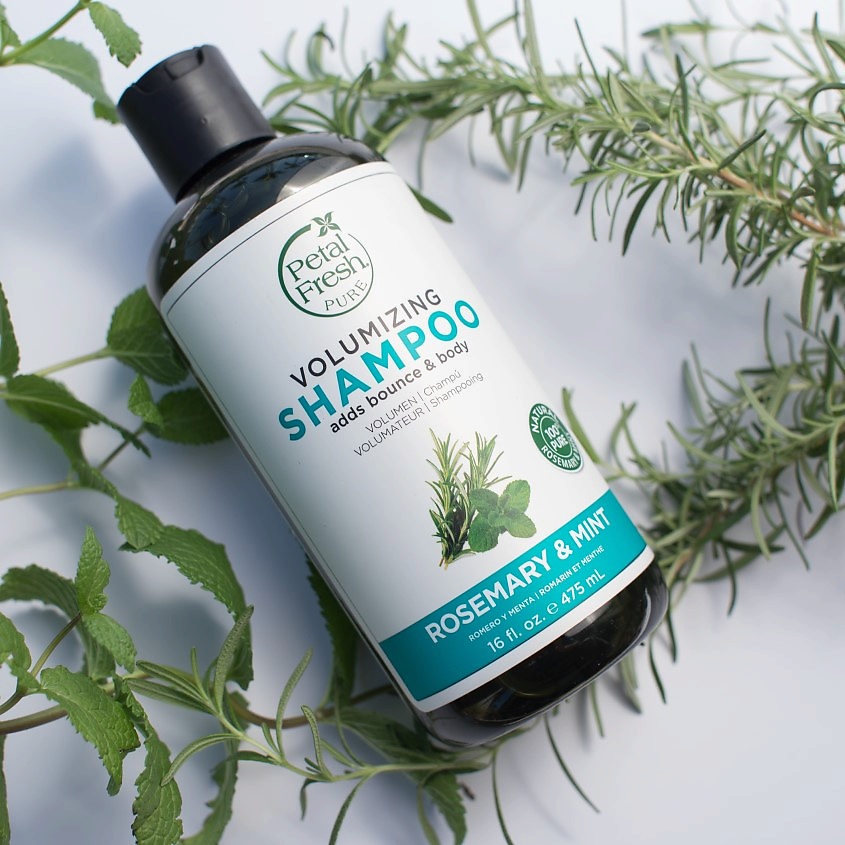 PETAL FRESH Шампунь для волос с экстрактами розмарина и мяты – фото 5