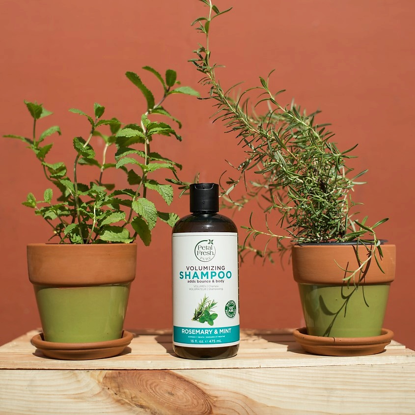 PETAL FRESH Шампунь для волос с экстрактами розмарина и мяты – фото 3