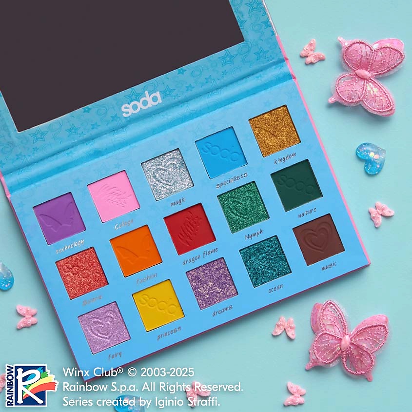 SODA Палетка теней Heart Of Alfea #magicalpower. Коллекция Winx – фото 10