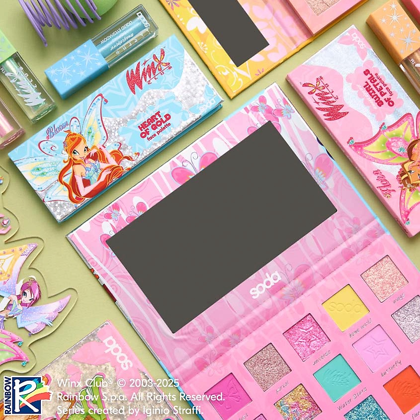 SODA Палетка для лица Heart Of Gold #magicalpower. Коллекция Winx – фото 5