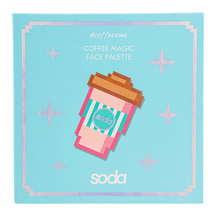 SODA Палетка для лица COFFEE MAGIC #coffeetime – фото 5