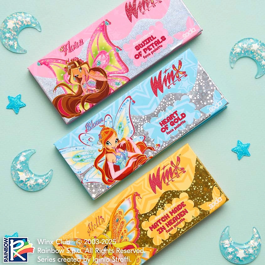 SODA Палетка для лица Swirl Of Petals #magicalpower. Коллекция Winx – фото 8