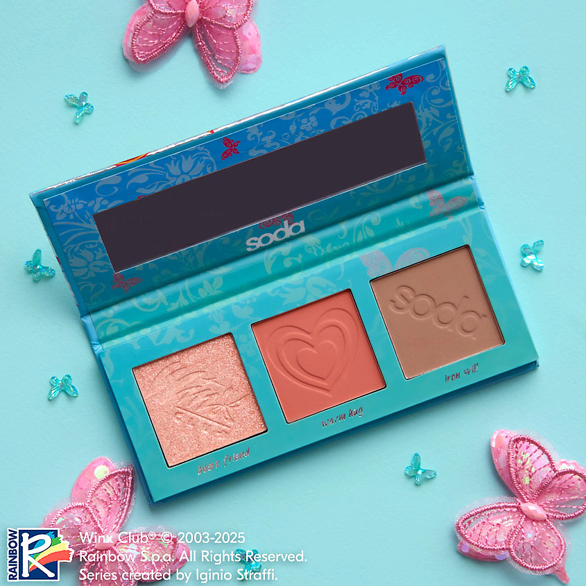 SODA Палетка для лица Heart Of Gold #magicalpower. Коллекция Winx – фото 6