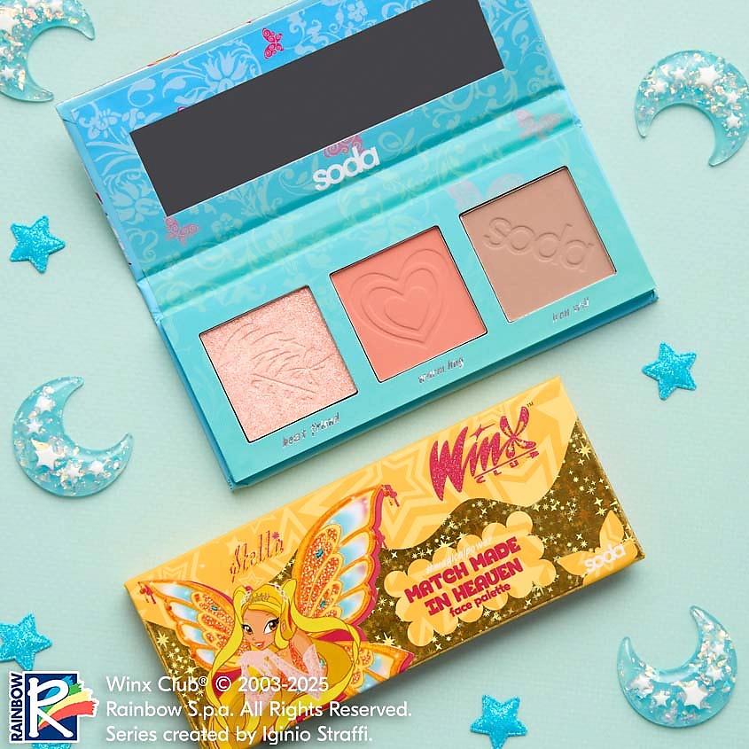 SODA Палетка для лица Match Made In Heaven #magicalpower. Коллекция Winx – фото 9