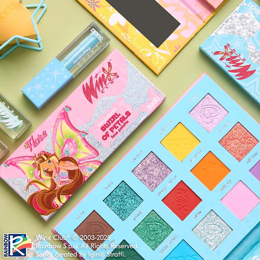 SODA Палетка для лица Swirl Of Petals #magicalpower. Коллекция Winx – фото 9