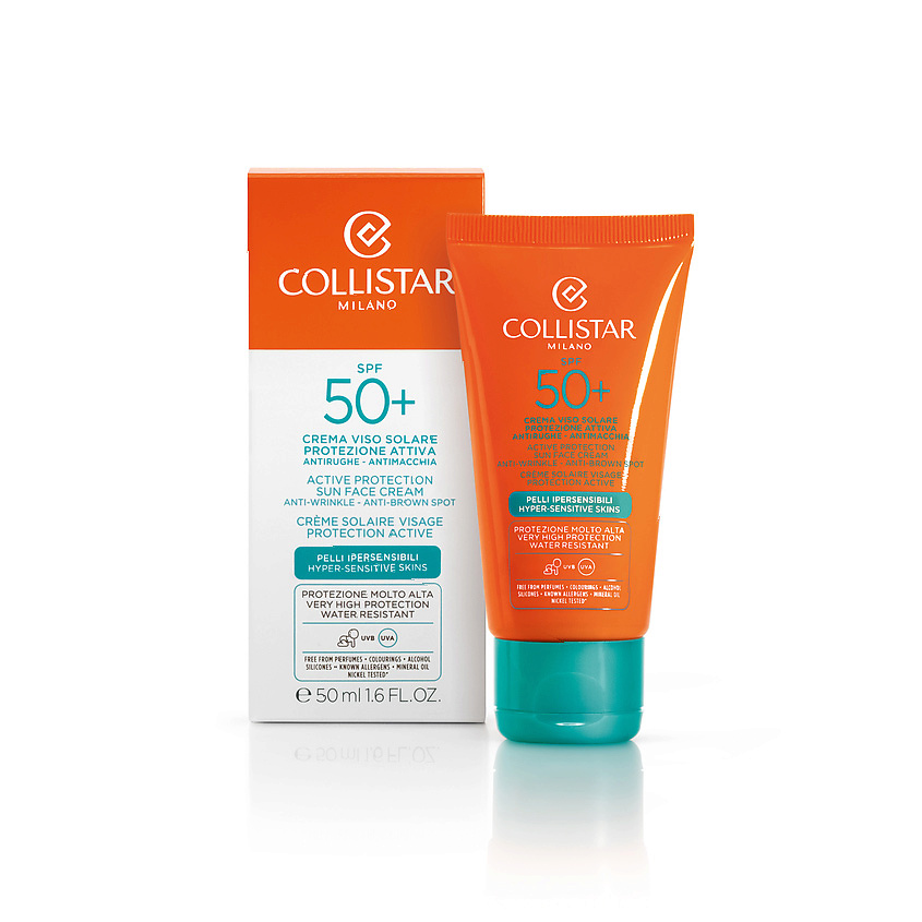 COLLISTAR Солнцезащитный крем для лица Active Protection Sun Face SPF 50+ – фото 2