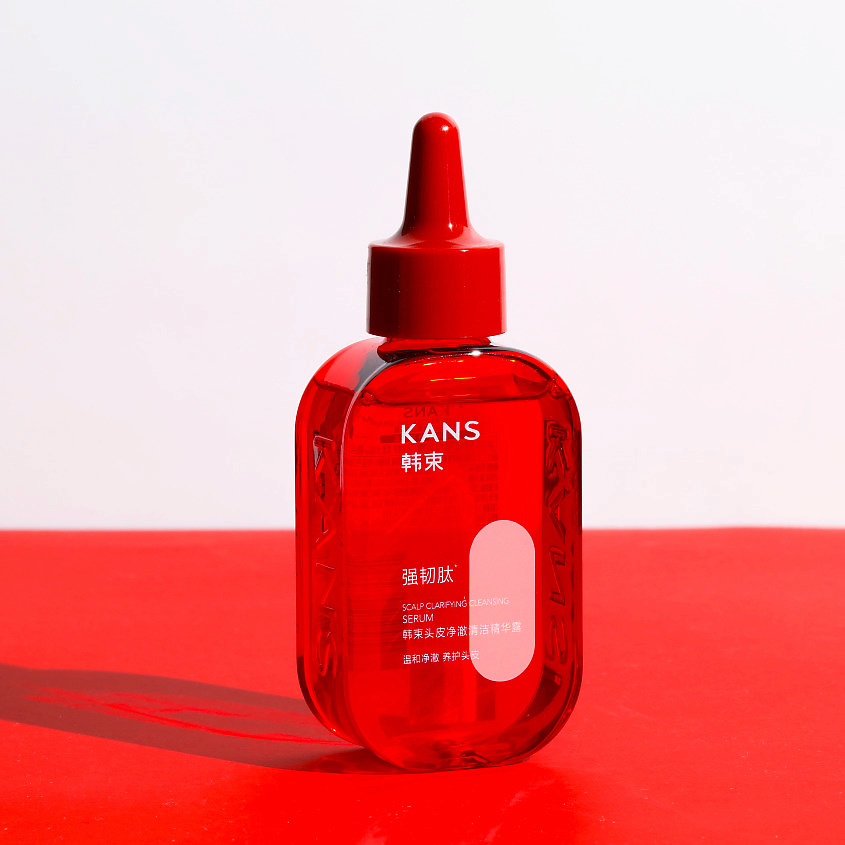 KANS Сыворотка для волос очищающая кожу головы и корни укрепляющая Scalp Clarifying Cleansing Serum – фото 5