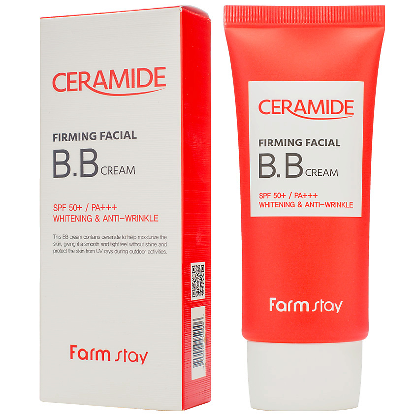 FARMSTAY BB крем для лица укрепляющий с керамидами Ceramide Firming Facial BB Cream SPF 50+/PA+++ – фото 3
