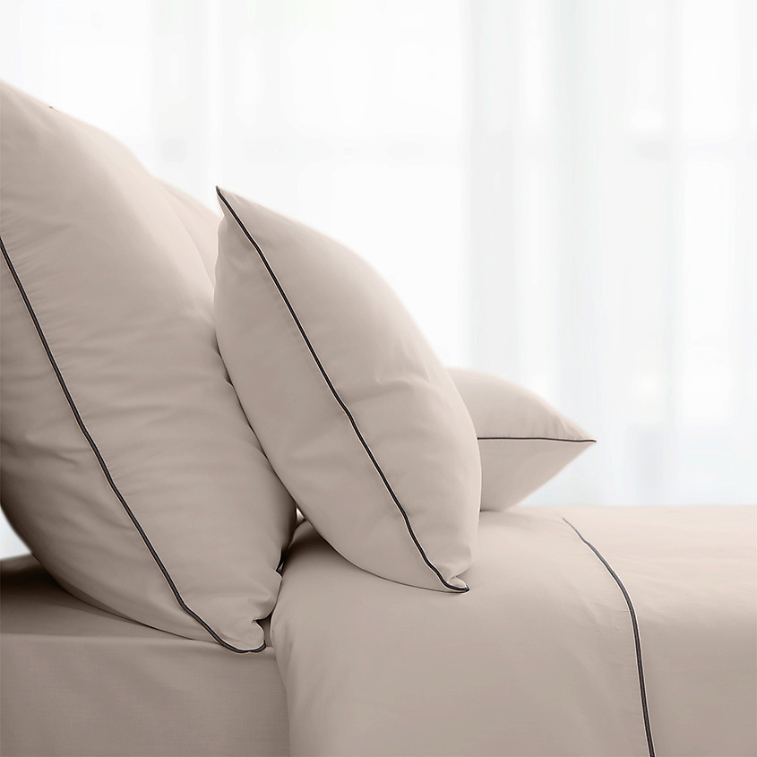 SOFT SILVER Набор наволочек Antibacterial Beauty Pillowcases, 50х70 см – 2 шт. Цвет: «Песчаный берег» (бежевый) – фото 6