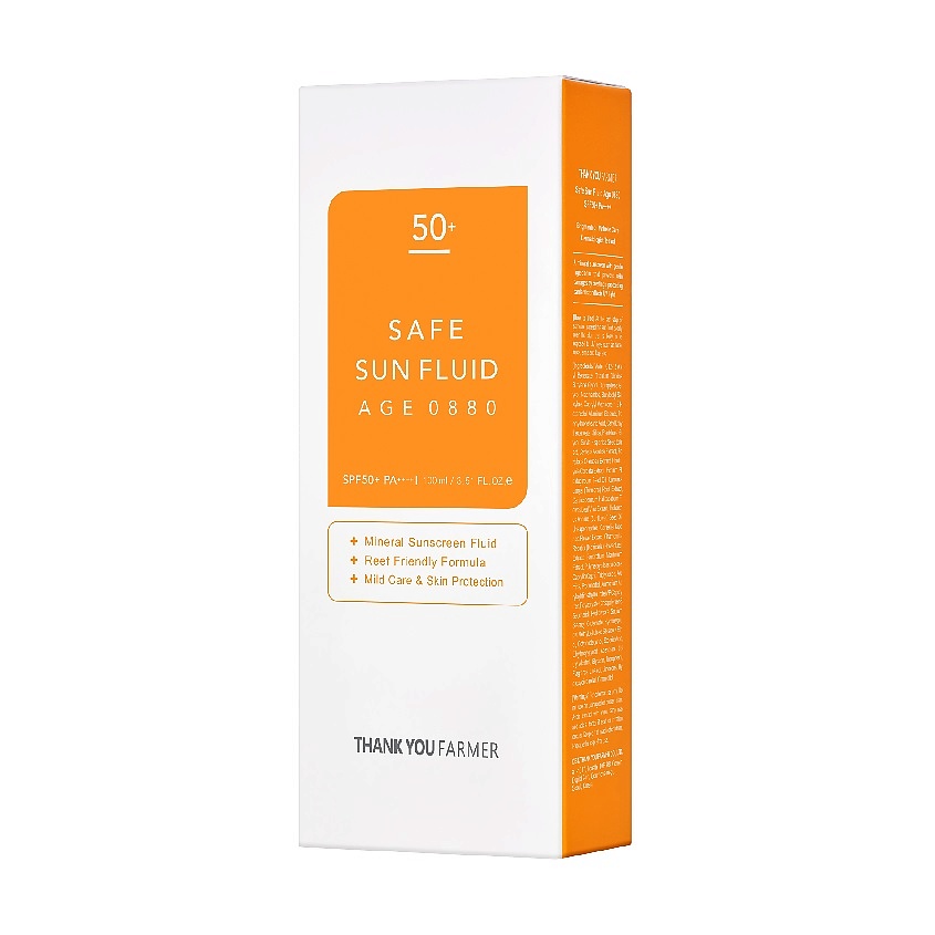 THANK YOU FARMER Флюид для лица солнцезащитный SPF50+ Safe Sun Fluid – фото 2