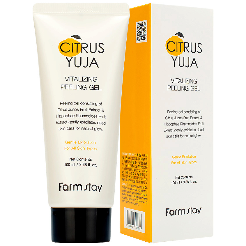 FARMSTAY Пилинг-гель для лица отшелушивающий с экстрактом юдзу Citrus Yuja Vitalizing Peeling Gel – фото 2