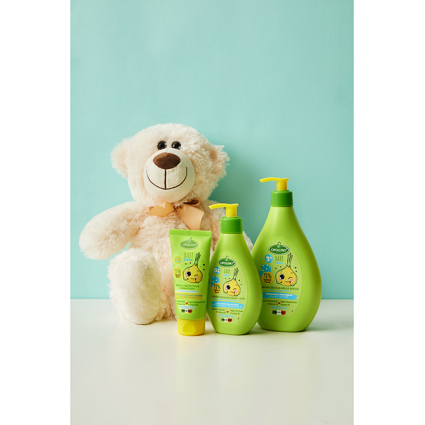 CIPOLLINO Мыло для лица и рук детское для чувствительной кожи Face & Hands Delicate Soap – фото 6