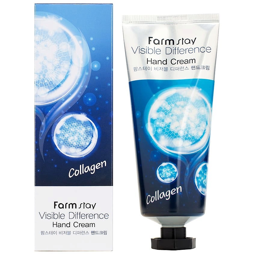FARMSTAY Крем для рук с коллагеном Visible Difference Hand Cream Collagen – фото 3