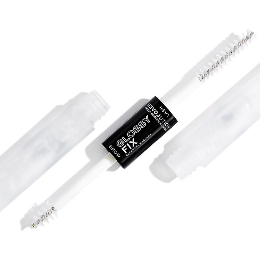RELOVE REVOLUTION Фиксирующий гель для бровей и ресниц Glossy Fix Clear Brow Gel & Mascara, прозрачный – фото 2