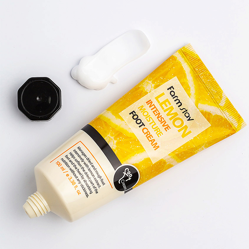 FARMSTAY Крем для ног увлажняющий с экстрактом лимона Lemon Intensive Moisture Foot Cream – фото 2