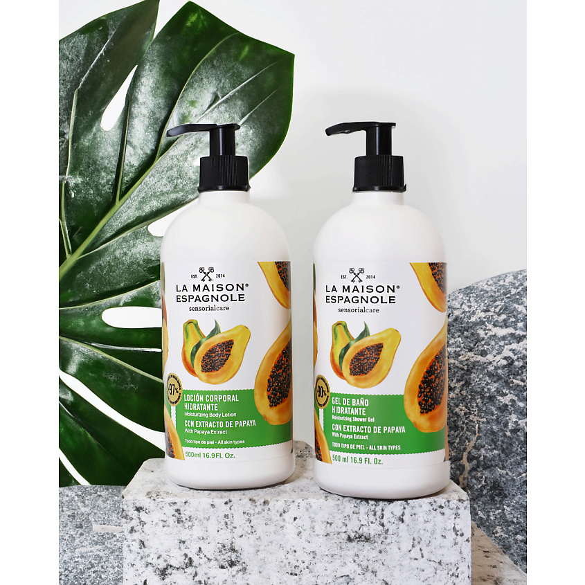 LA MAISON ESPAGNOLE Лосьон для тела увлажняющий "Папайя" Sensorialcare Moisturizing Body Lotion – фото 2