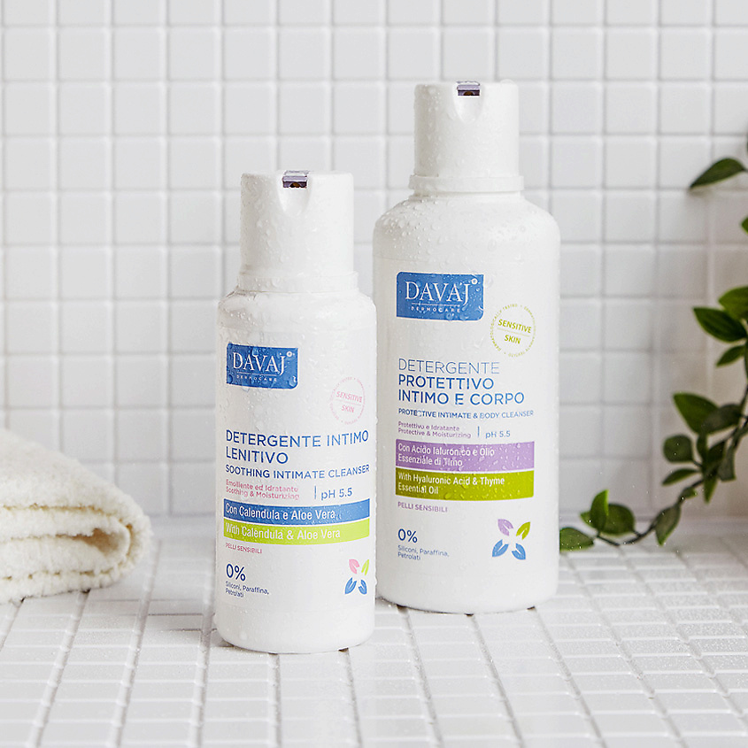 DAVAJ Гель для душа с молочной кислотой Ultra-Delicate Bath & Shower Cleanser – фото 2