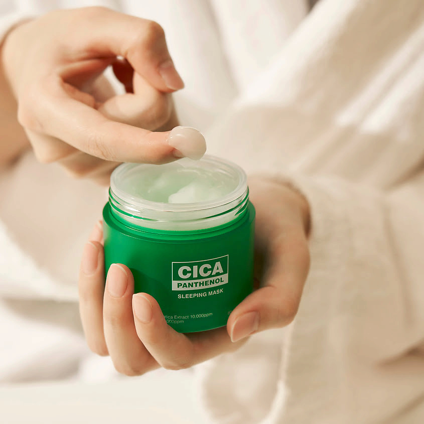 SNP Маска для лица ночная успокаивающая с пантенолом Cica Panthenol Sleeping Mask – фото 3