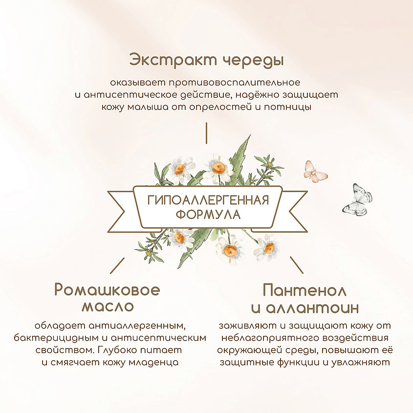 РЕЦЕПТЫ БАБУШКИ АГАФЬИ Гель нейтральный с пантенолом и аллантоином для подмывания младенца – фото 3