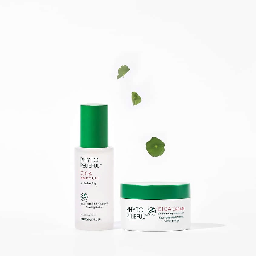 THANK YOU FARMER Сыворотка для лица с центеллой азиатской Phyto Relieful Cica Ampoule – фото 3