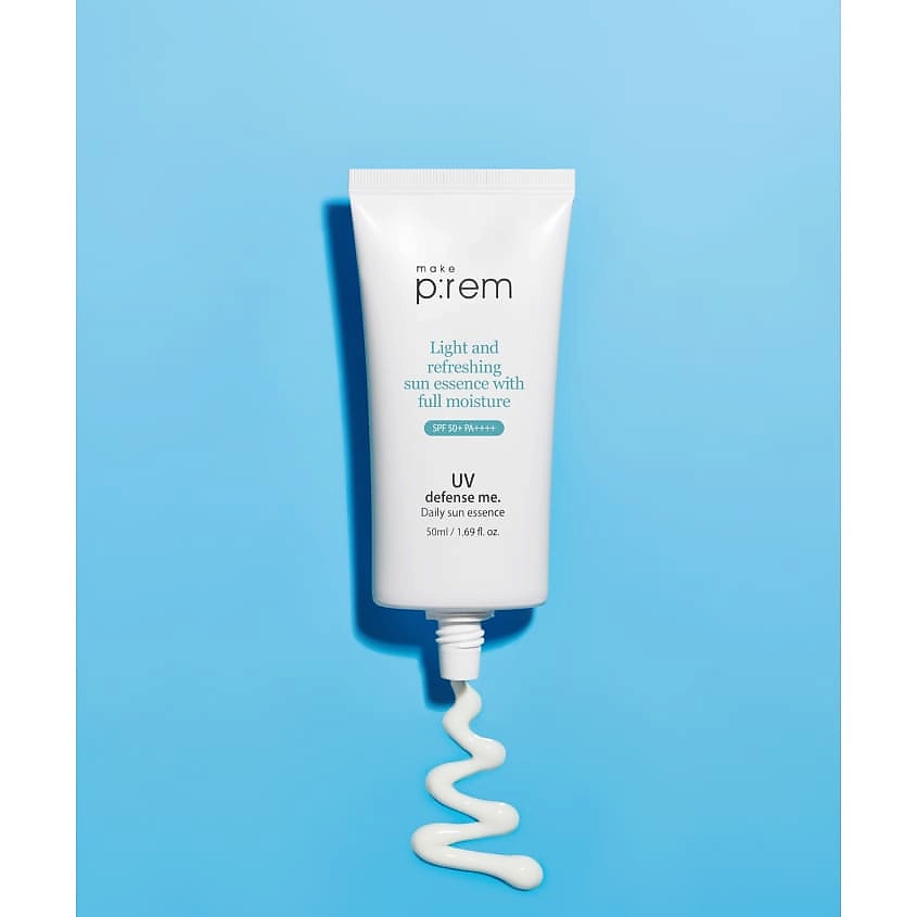 MAKE P:REM Крем-эссенция для лица солнцезащитный UV Defense me SPF 50+ – фото 2