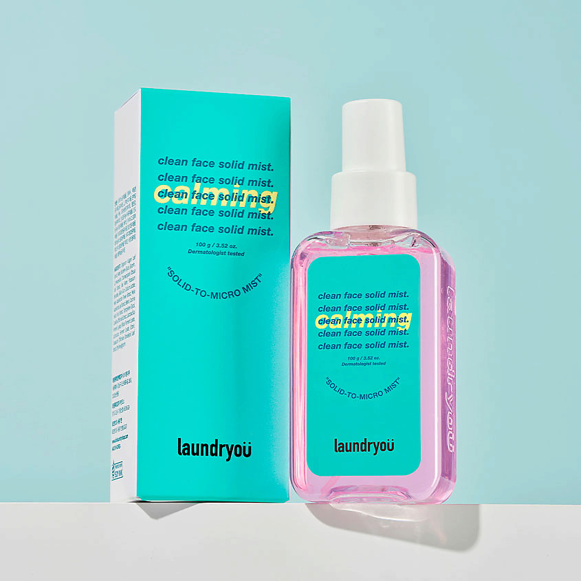 LAUNDRYOU Мист для лица успокаивающий Calming Solid-to-Micro Mist – фото 3