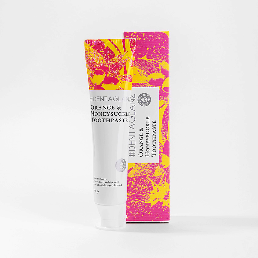 #DENTAGLANZ Зубная паста Апельсин и Жимолость Orange & Honey Honeysuckle Toothpaste – фото 2