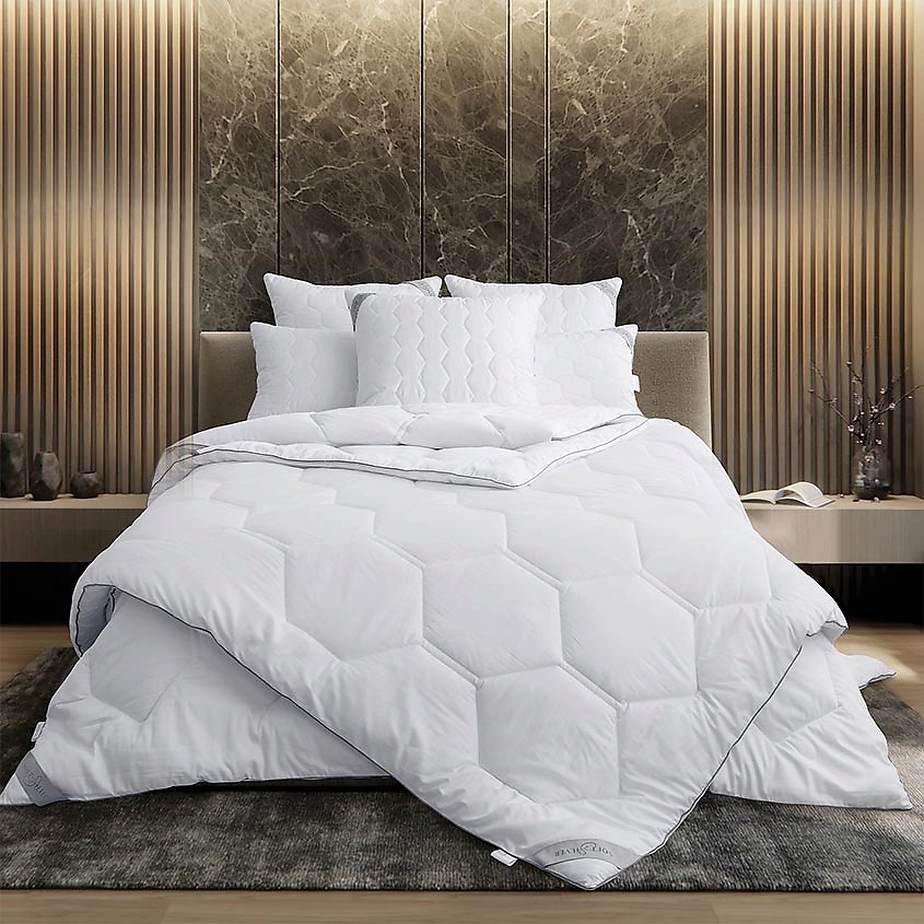 SOFT SILVER Антибактериальное классическое одеяло 1,5-спальное, 140х205 см. – фото 4