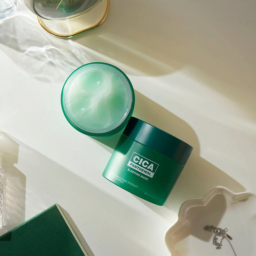 SNP Маска для лица ночная успокаивающая с пантенолом Cica Panthenol Sleeping Mask – фото 2