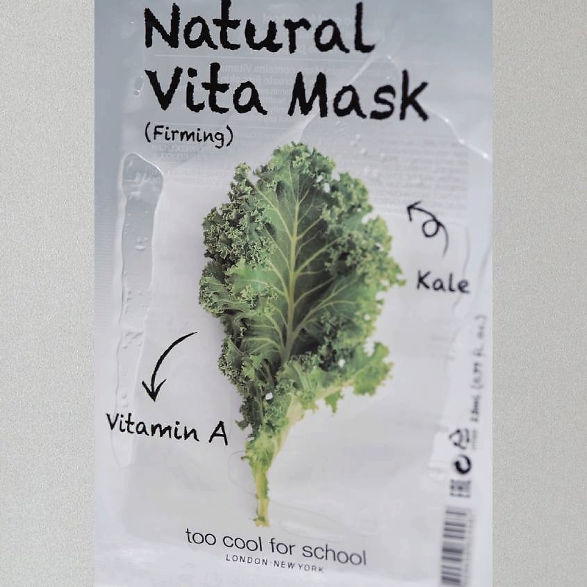 TOO COOL FOR SCHOOL Маска для лица подтягивающая Natural Vita – фото 6