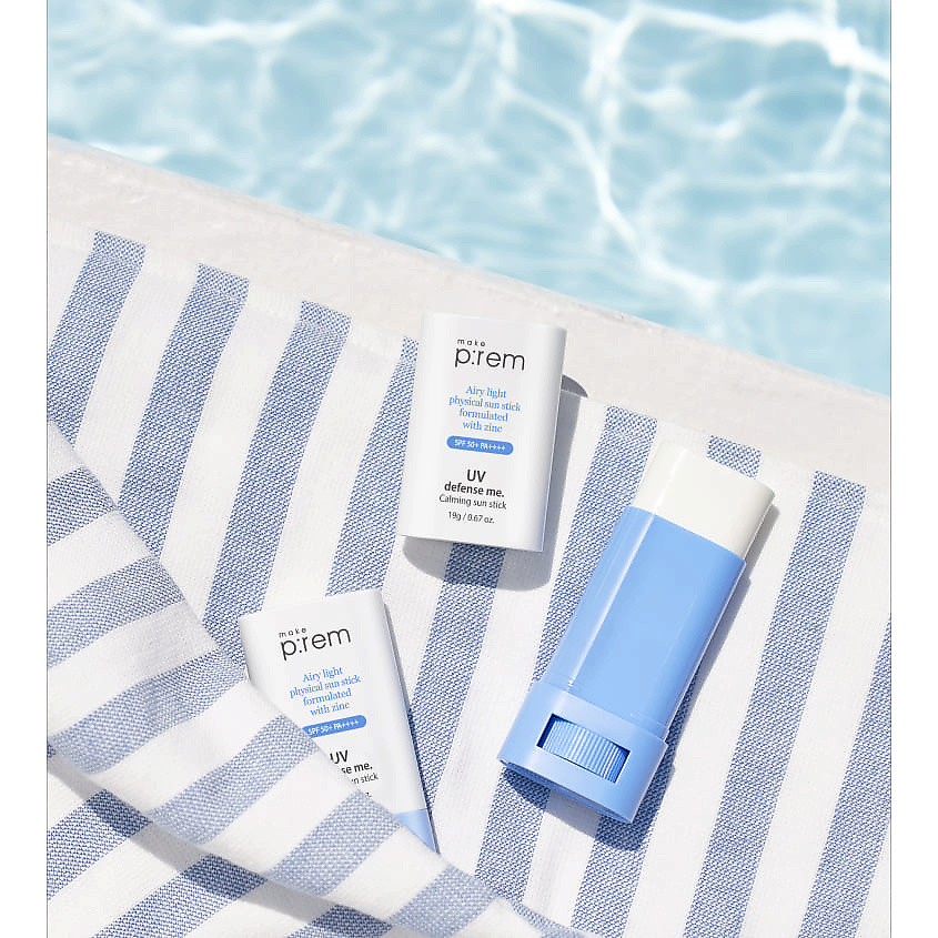 MAKE P:REM Стик для лица солнцезащитный SPF 50+ PA++++ UV defense me – фото 4