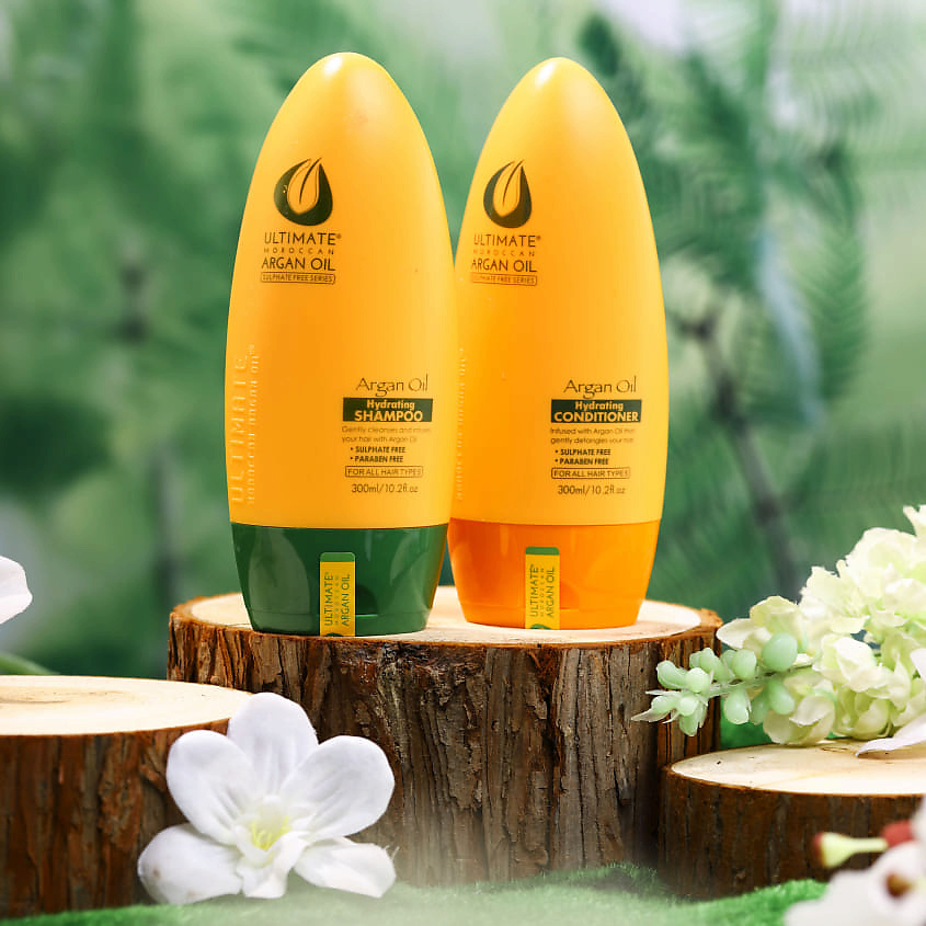 ULTIMATE MOROCCAN ARGAN OIL Кондиционер для волос увлажняющий Глубокое восстановление – фото 5