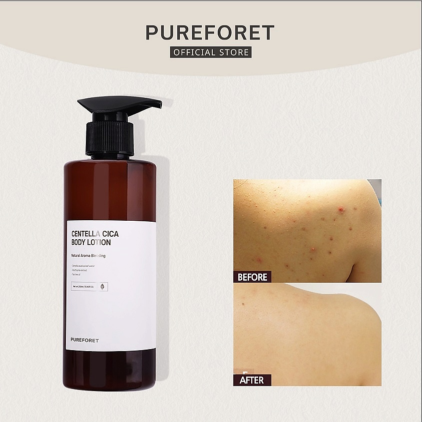PUREFORET Лосьон для тела с центеллой Centella Cica Body Lotion – фото 8