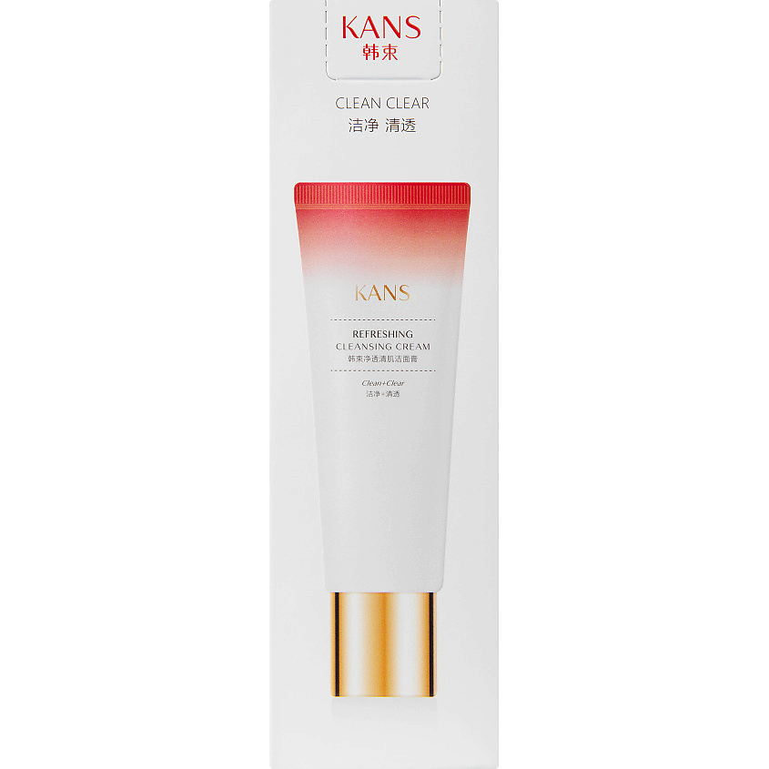 KANS Освежающий очищающий крем для умывания Refreshing Cleansing – фото 5