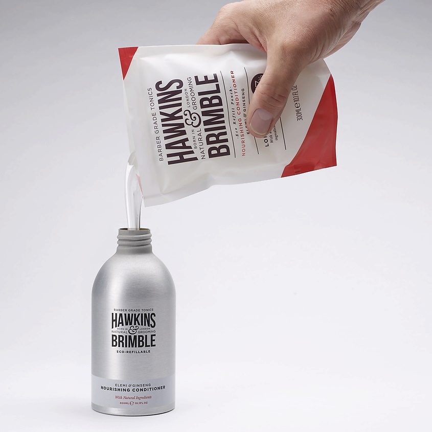 HAWKINS & BRIMBLE Кондиционер для волос питательный в многоразовом флаконе Elemi & Ginseng Conditioner – фото 2
