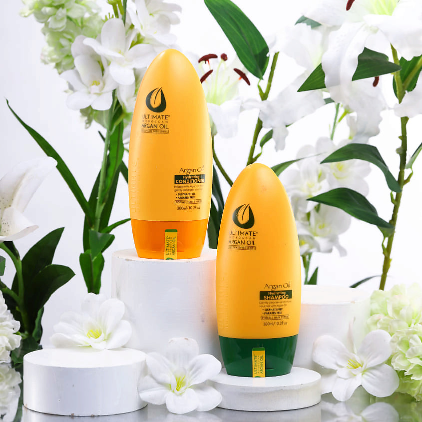 ULTIMATE MOROCCAN ARGAN OIL Кондиционер для волос увлажняющий Глубокое восстановление – фото 3