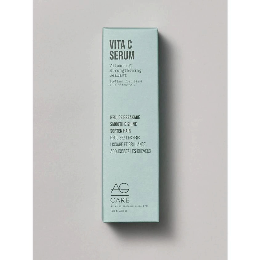 AG HAIR COSMETICS Сыворотка для волос укрепляющая с витамином С Vitamin C Serum Strengthening Sealant – фото 6