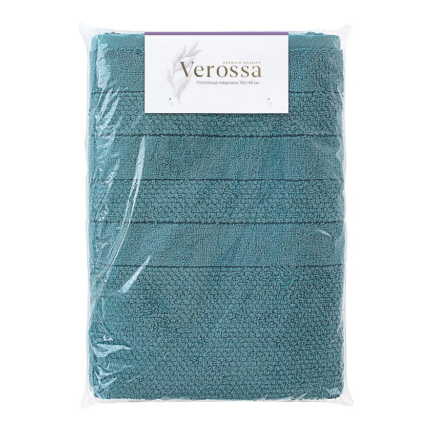 VEROSSA Полотенце Milano Темно-бирюзовый 70/140 – фото 3