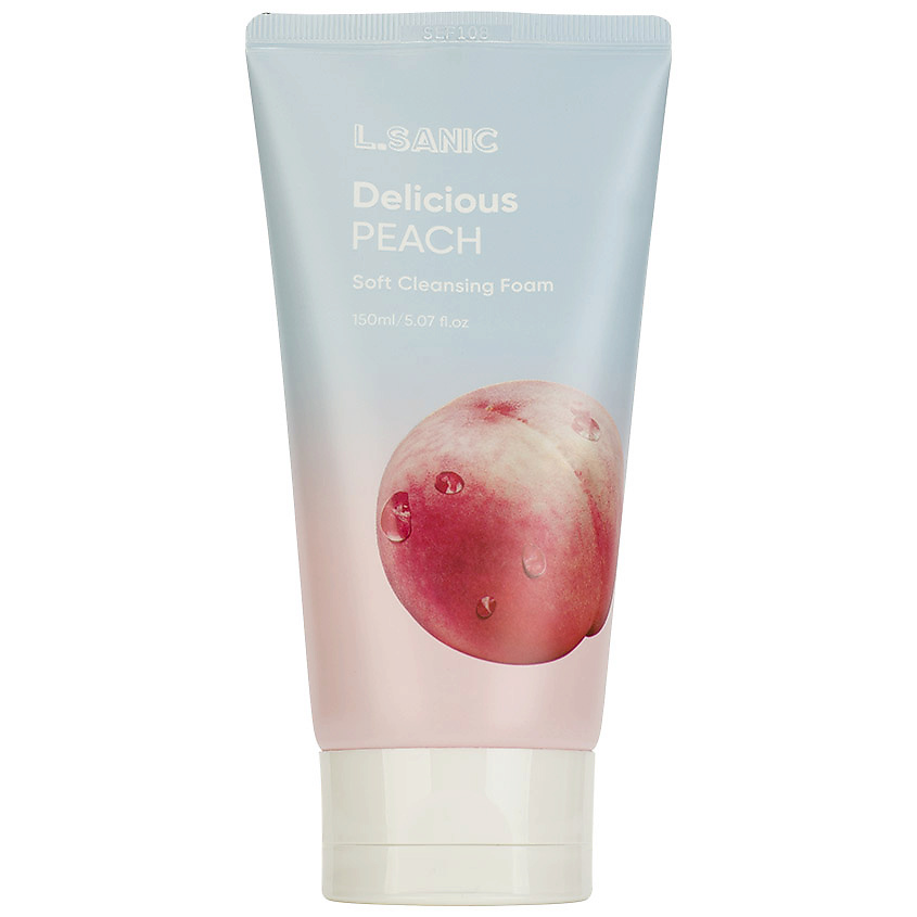 LSANIC Пенка для умывания Очищающая с экстрактом персика Delicious Peach Soft Cleansing Foam – фото 2