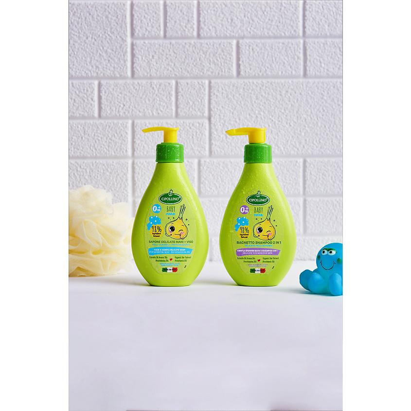 CIPOLLINO Гель-шампунь детский 2 в 1 для купания Shampoo & Shower Bath – фото 3