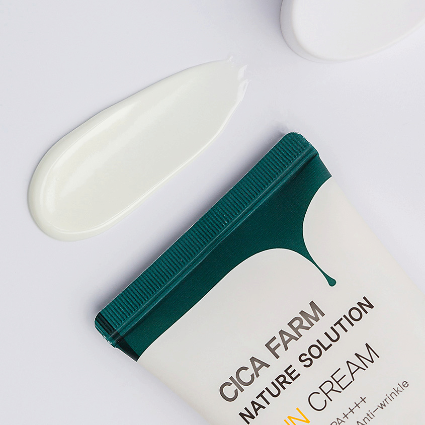 FARMSTAY Крем для лица солнцезащитный Cica Farm Nature Solution Eye Cream SPF50+ PA++++ – фото 2