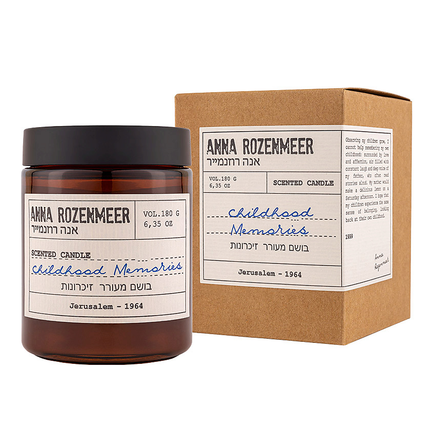 ANNA ROZENMEER Ароматическая свеча «Childhood Memories» – фото 2