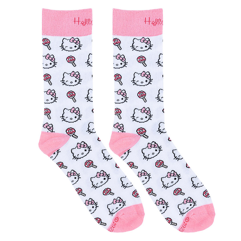 SODA Носки женские белые HELLO KITTY #cuteadventure – фото 2
