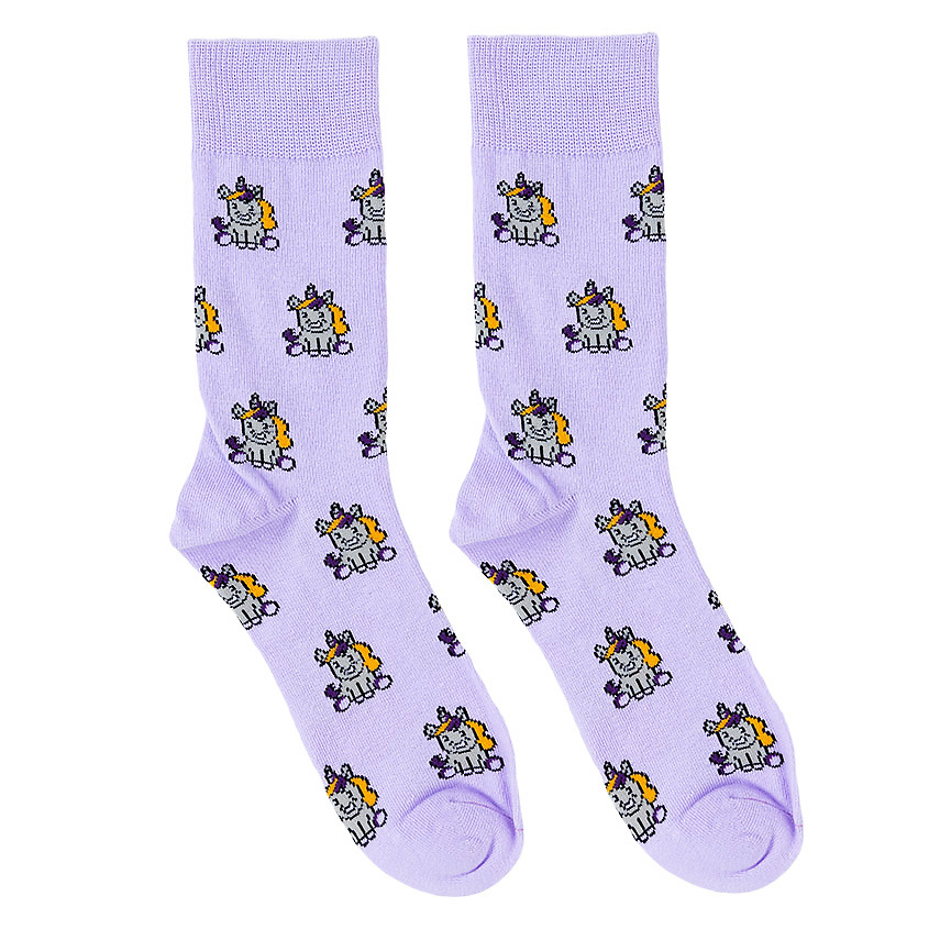 UNICORNS APPROVE Носки женские, модель: BARNEY, цвет: фиолетовый – фото 3