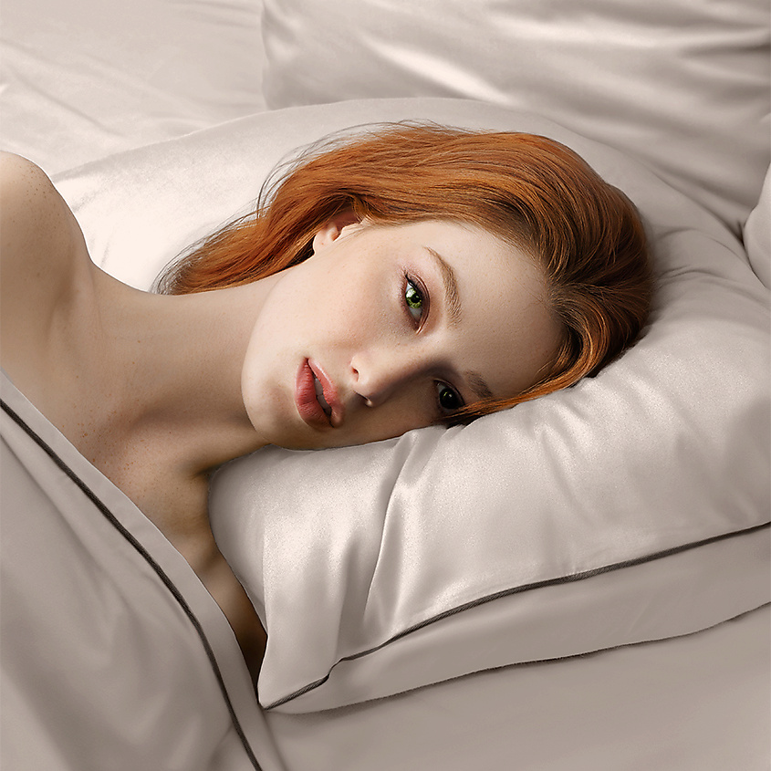 SOFT SILVER Набор наволочек Antibacterial Beauty Pillowcases, 50х70 см – 2 шт. Цвет: «Песчаный берег» (бежевый) – фото 5
