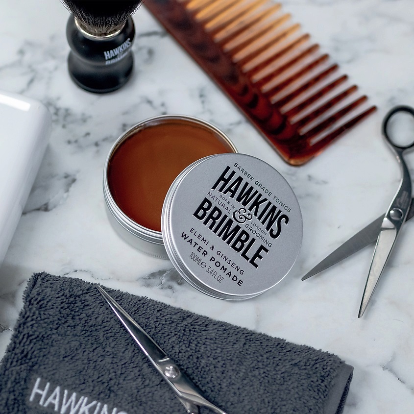 HAWKINS & BRIMBLE Помада для укладки волос на водной основе Elemi & Ginseng Water Pomade – фото 4