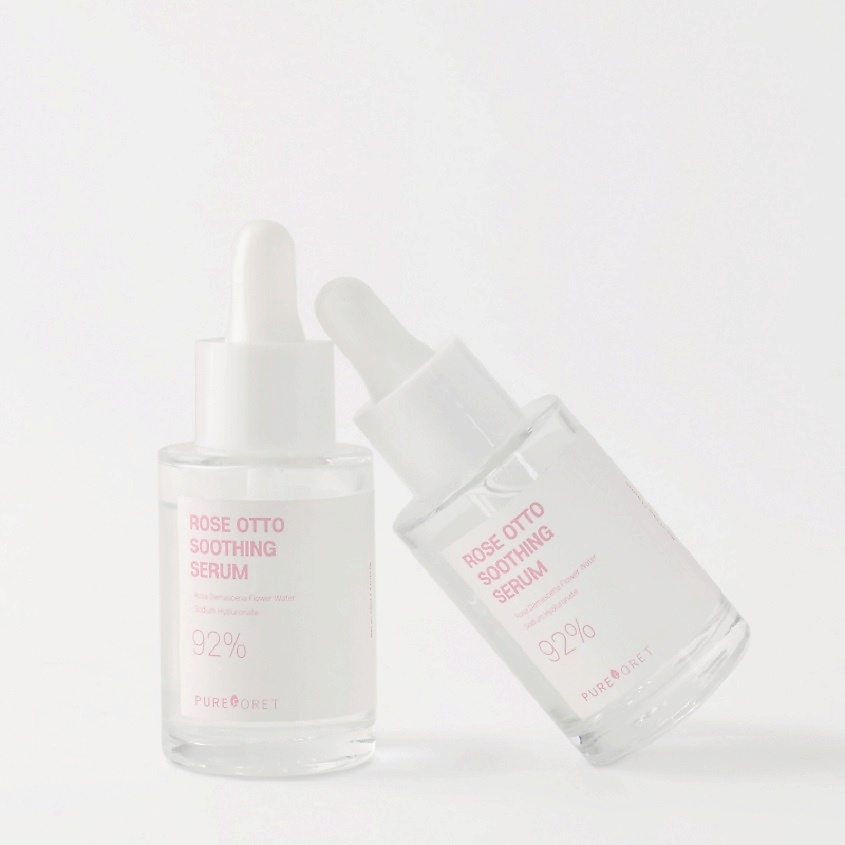 PUREFORET Сыворотка для лица успокаивающая с экстрактом розы дамасской Rose Otto Soothing Serum – фото 4